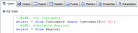 DTM Query Reporter: special comments